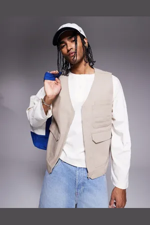 ASOS Chaleco utilitario color de -Neutro
