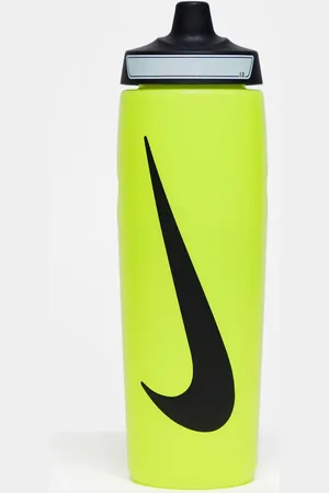 Nike Botella de agua gris de 24 oz Refuel de