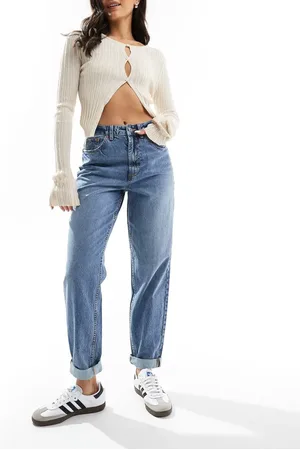 ASOS Vaqueros mom holgados de talle alto de