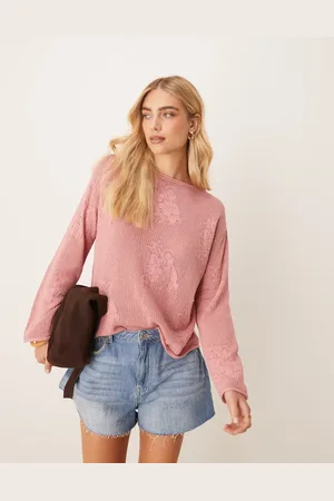 ASOS Jersey empolvado holgado de punto de encaje de