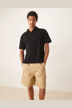 ASOS Pantalones cortos color de corte alargado medio de -Marrón