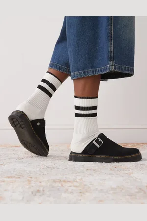 Dr. Martens Mules negras Brookline de