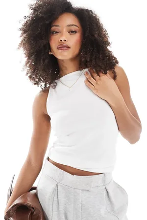 ASOS Camiseta sin mangas con cuello subido en de
