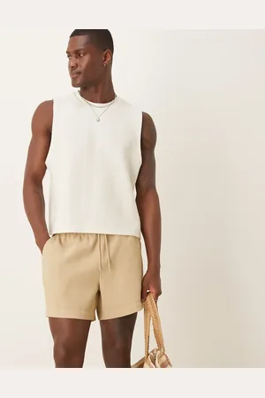 ASOS Pantalones muy cortos de punto gofrado de -Neutro
