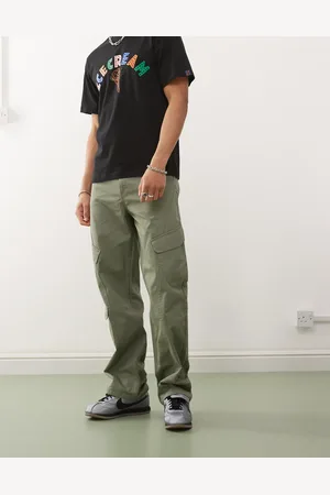 Karl Kani Pantalones cargo caquis con bolsillos oblicuos OG de -Verde