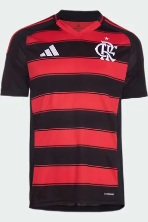 adidas Camiseta negra con diseño de la primera equipación del CR Flamengo 25 de