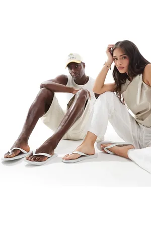 Havaianas Chanclas blancas unisex clásicas de