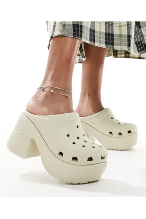 Crocs Zuecos color Siren de -Beis neutro