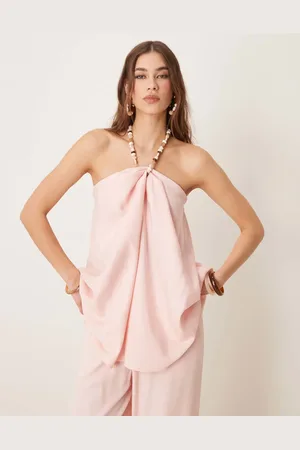 ASOS Top con cuello halter con cuentas de (parte de un conjunto)