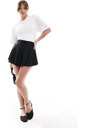 adidas Minifalda negra de estilo ballet de