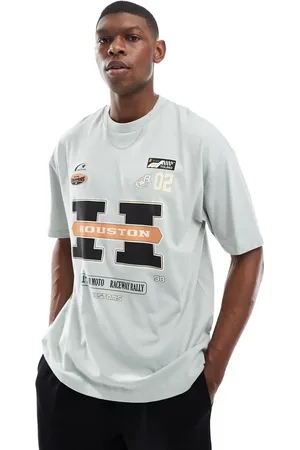 ASOS Camiseta extragrande con estampado gráfico deportivo de