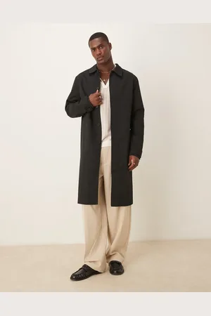 ASOS Gabardina negra de
