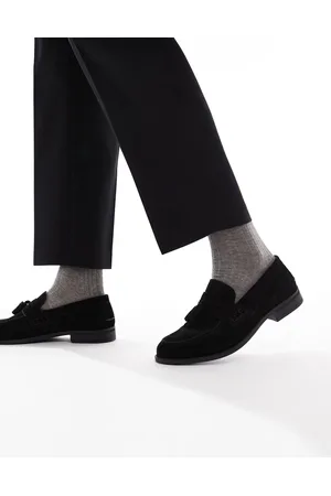 River Island Mocasines negros con borlas de antelina de -Neutro