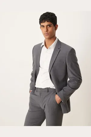 ASOS Chaqueta de traje de corte slim de lana peinada ligera lavable de