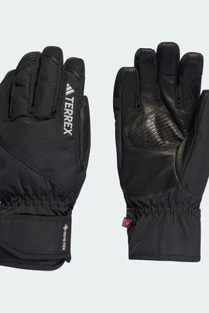 adidas Guantes negros para llevar bajo el puño de la chaqueta Terrex GORE-TEX de