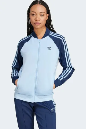 adidas Chaqueta de chándal azul cielo adicolor Classics SST de