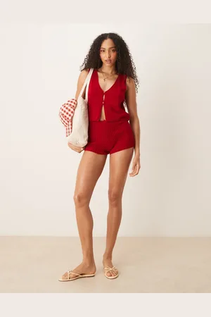 ASOS Chaleco con botones Bianca de (parte de un conjunto)-Neutro