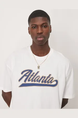 ASOS Camiseta blanca extragrande con estampado gráfico de ciudad de