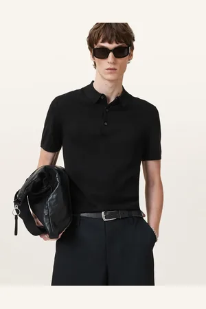 AllSaints Polo de manga corta de lana de merino Maes de