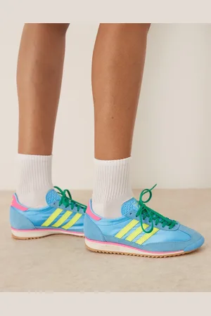 adidas Zapatillas de deporte azul luminoso y amarillas SL 72 OG de