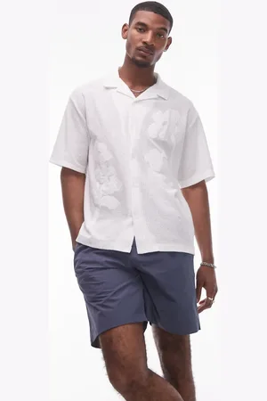 ARKET Shorts de baño de largo medio con cordón ajustable de