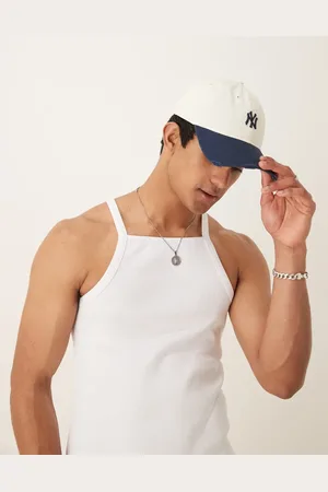 ASOS Camiseta sin mangas ajustada de canalé en de