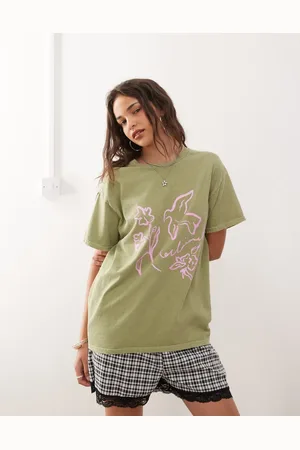 Reclaimed Camiseta extragrande con estampado gráfico en la espalda de