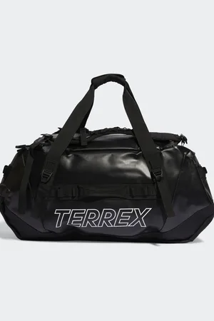 adidas Petate grande negro y blanco de 100 l Terrex RAIN.RDY Expedition de