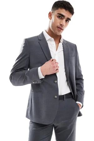 ASOS Chaqueta de traje de corte slim de lana peinada ligera lavable de