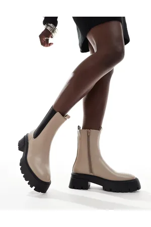 Schuh Botines beis con suela gruesa Addilyn de -Beis neutro