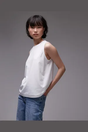 ARKET Top sin mangas de tejido muy suave de