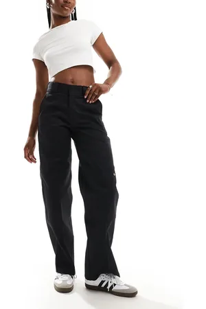 Dickies Pantalones negros con doble rodilla de