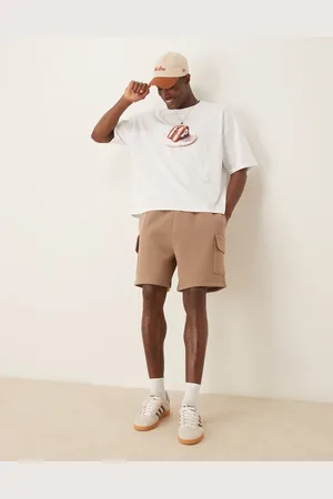 ASOS Pantalones cortos cargo extragrandes de -Neutro