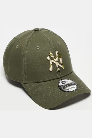 New Era Gorra caqui con detalle de los "NY Yankees" de camuflaje Info 9Forty de