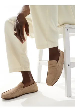 ASOS Mocasines driver color de ante de -Neutro