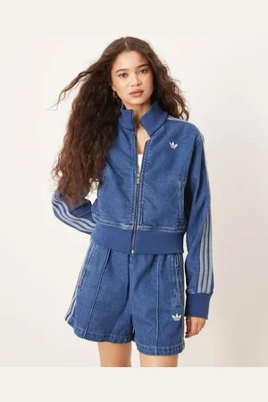 adidas Chaqueta de chándal vaquera azul Adicolor 90