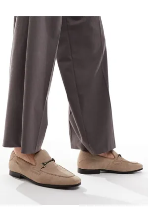 ASOS Mocasines en ante color con estribo de -Neutro