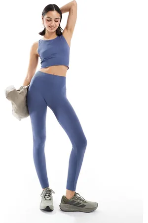 ONLY Leggings azul añil sin costuras de (parte de un conjunto)