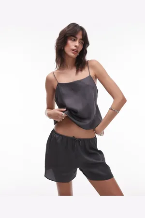 MANGO Top de pijama de tirantes de satén de (parte de un conjunto)
