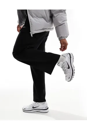 Nike Zapatillas de deporte blancas y plateado metalizado unisex P-6000 de