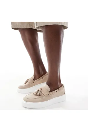 ASOS Mocasines color de ante con borlas y suela cupsole de -Neutro
