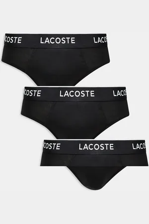 Lacoste Pack de 3 calzoncillos negros de