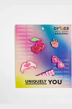 Crocs Pack de 5 charms Jibbitz Girl Power de x ASOS
