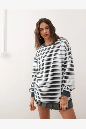 COLLUSION Camiseta de manga larga a rayas de -Neutro
