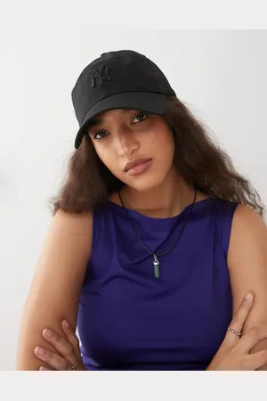 New Era Gorra negra con logo de los NY Yankees y detalle de lazo trasero 9Twenty de