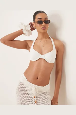 Free Society Top de bikini con aros de
