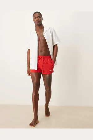 Champion Shorts de baño rojos de