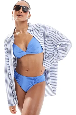 Lindex Braguitas de bikini azules con lazada trasera Stella de