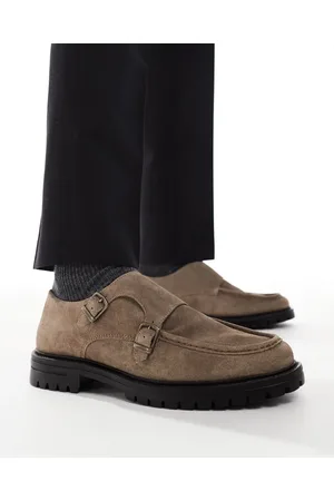 ASOS Zapatos Monk negros con suela dentada de -Neutro