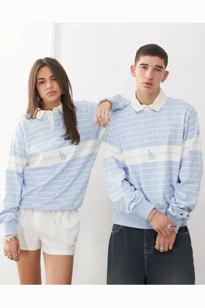 Champion Camisa a rayas unisex de estilo rugby de